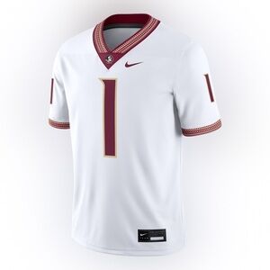 Florida State Seminoles Men's Nike Dri-FIT College Game Football Jersey Large #1